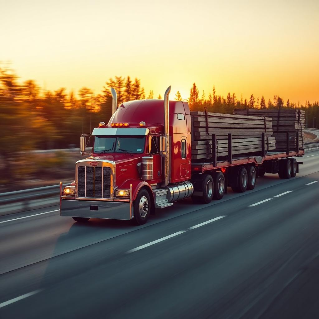 Flatbed Trucking — Big Rig Hauling